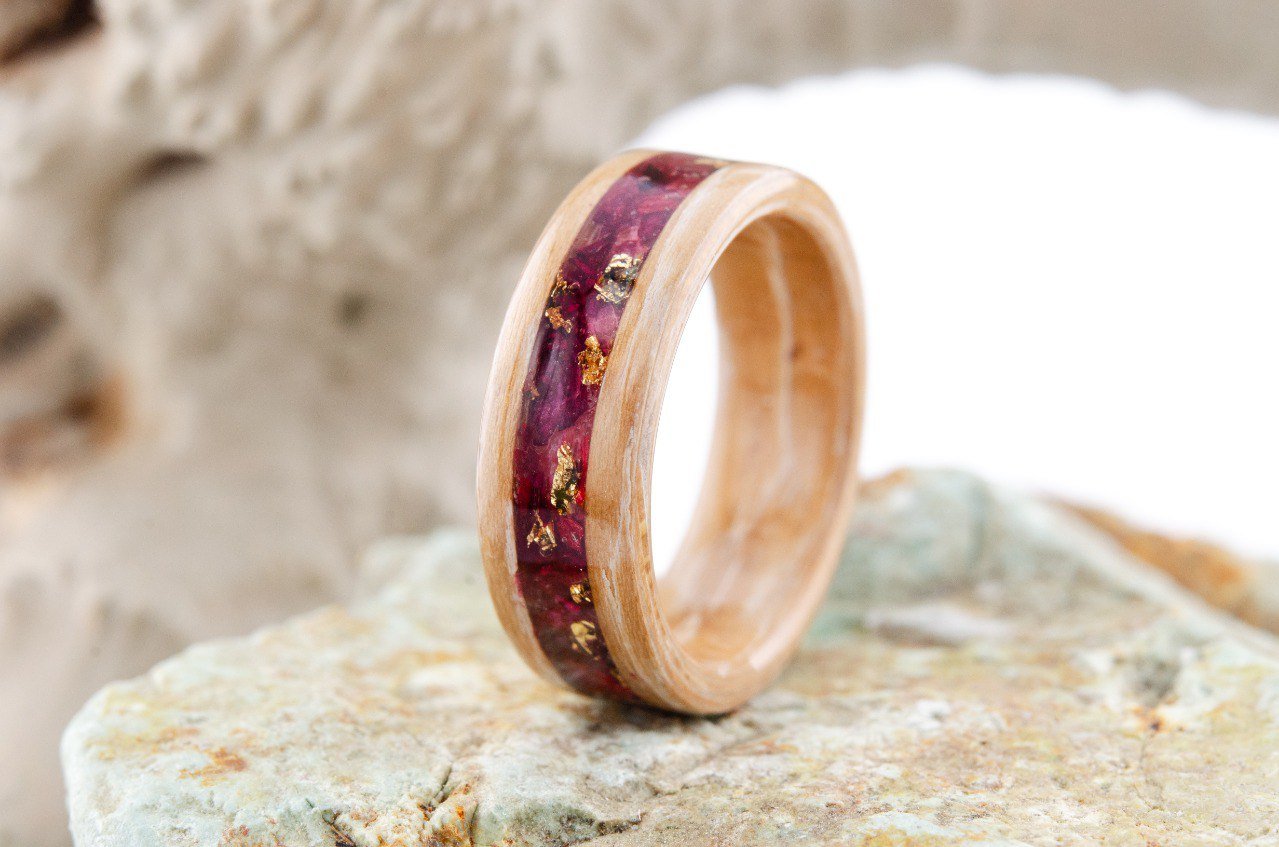 Ringe Holz & Blumen - Natali Vogel | Schmuck
